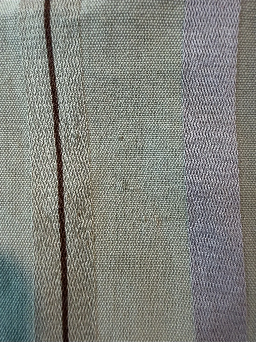Crate&Barrel Pastel Stripe Sheet Set in Mint, Lavender, Yellow & Tan